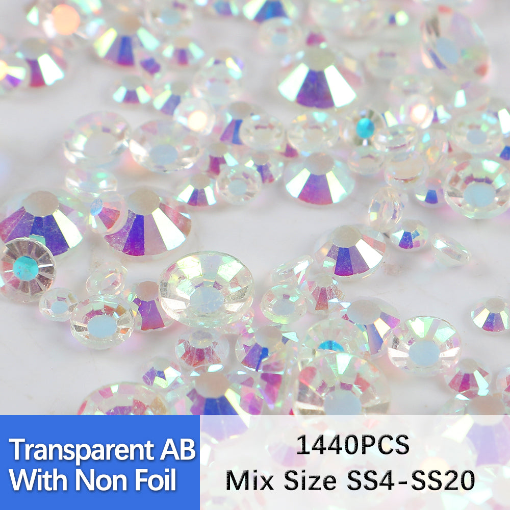 Flat back, Dance With Me™ crystal rhinestone, crystal clear, foil back,  1.9-2.1mm rose, SS6. Sold per pkg of 144 (1 gross). - Fire Mountain Gems  and Beads