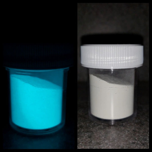 Glow Powder - White/Turquoise