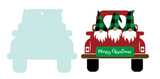 Christmas Gnome Truck 4 inch