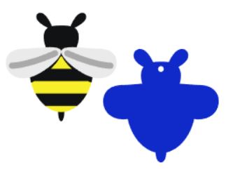 Bumblebee - Multiple Size Keychain