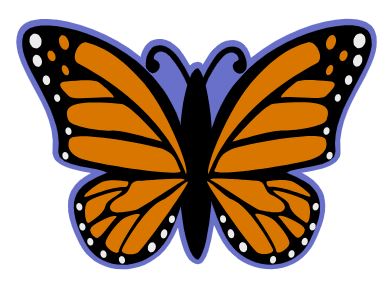 Butterfly - Multiple Size Keychain