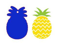 Pineapple #1 - Multiple Sizes Keychain