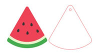 Watermelon Slice - Multiple Size Keychain